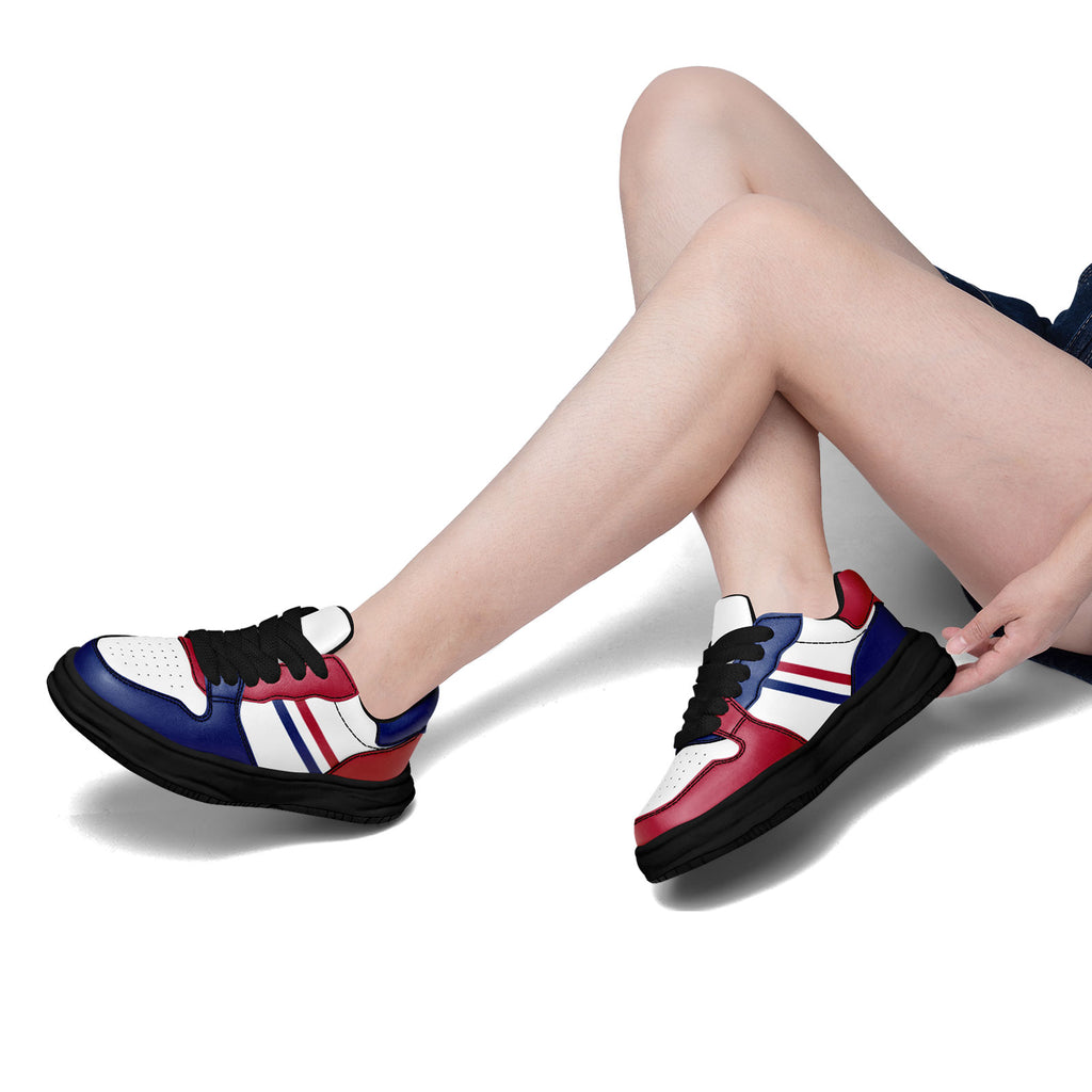 Custom Red Blue New York Shoes Personalized Sneaker FN032-D020389-21