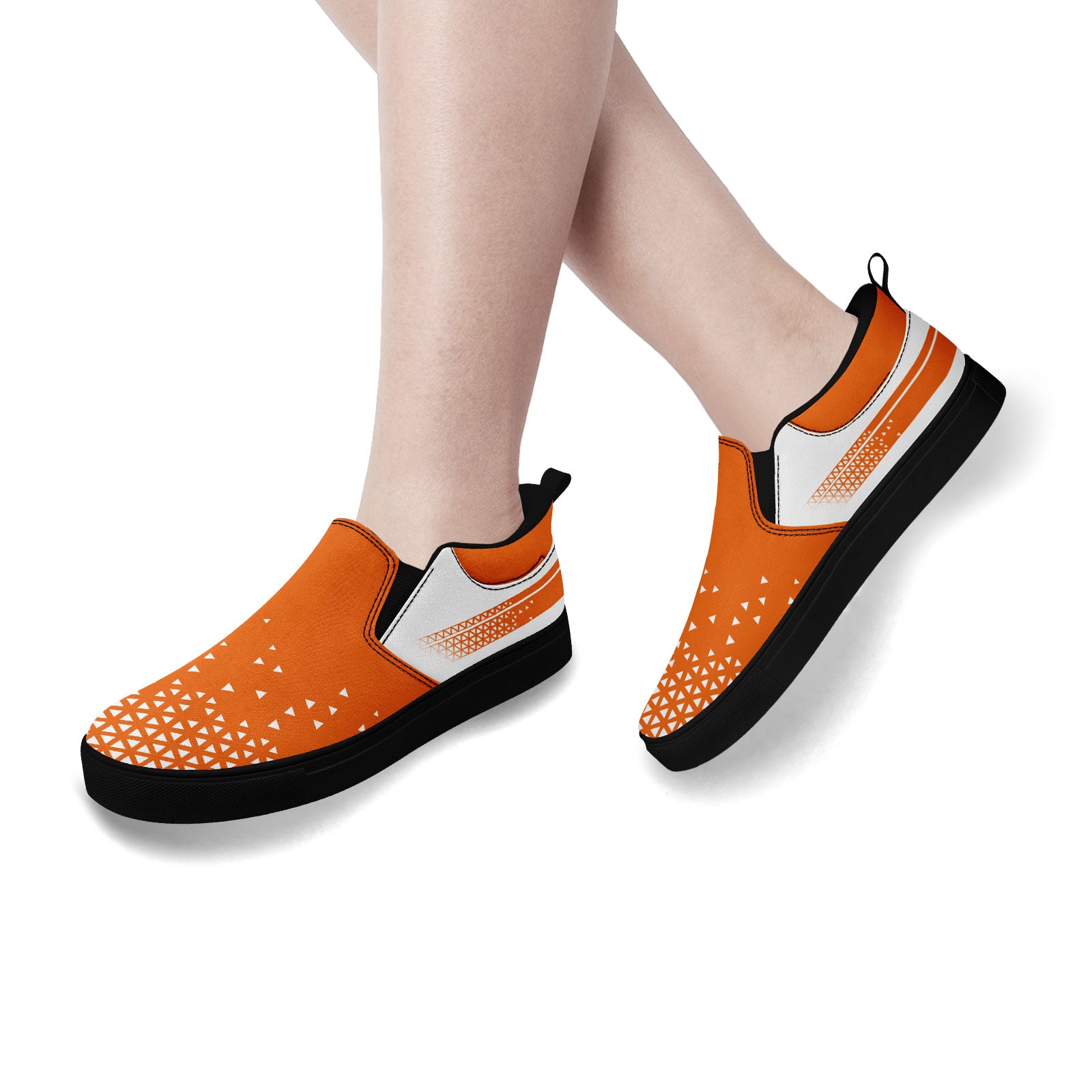 Custom Canvas Sneakers Personalized Slip On Shoes FN071-E023042-5