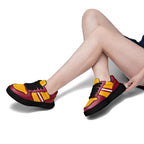Custom Red Yellow Arizona Shoes Personalized Sneaker FN032-D020389-1