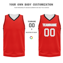 Custom Red Classic Style Sports Uniform Basketball Jersey BBJ01-bd0a70db