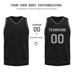 Custom Black Classic Style Sports Uniform Basketball Jersey BBJ01-D020105-18