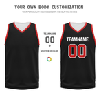 Custom Black Red Classic Style Sports Uniform Basketball Jersey BBJ01-bd0a700f