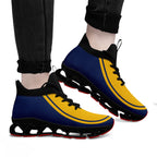 Custom Navy Yellow Maxsoul Shoes Personalized Sneaker FN030XD-D020388-13