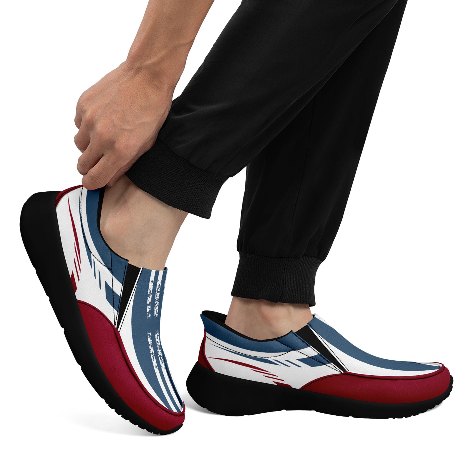 Custom Corporate Sneakers Slip On Shoes Personalized Corporate Shoes FN067-E023045-7