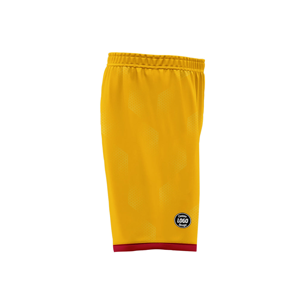 Custom Red Yellow Soccer Sets Jersey Personalized SCJ101-D020210-3