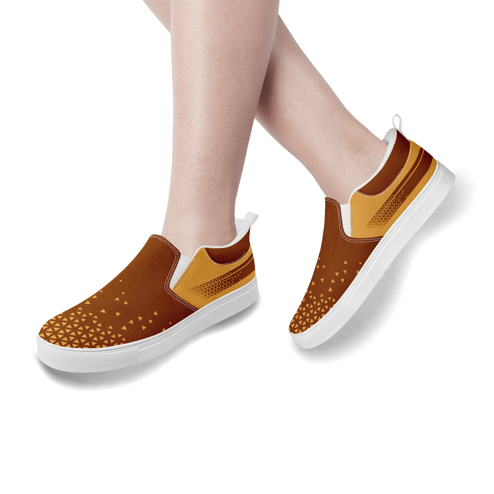 Custom Canvas Sneakers Personalized Slip On Shoes FN071-E023042-2