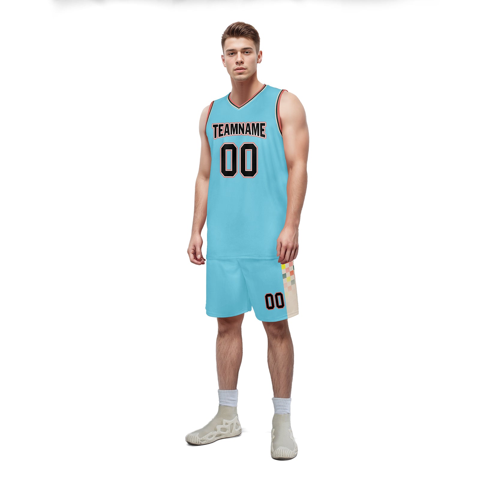 Custom Blue City Edition Personalized Sports Uniform Authentic Basketball Jersey BBJ01-D06101-27