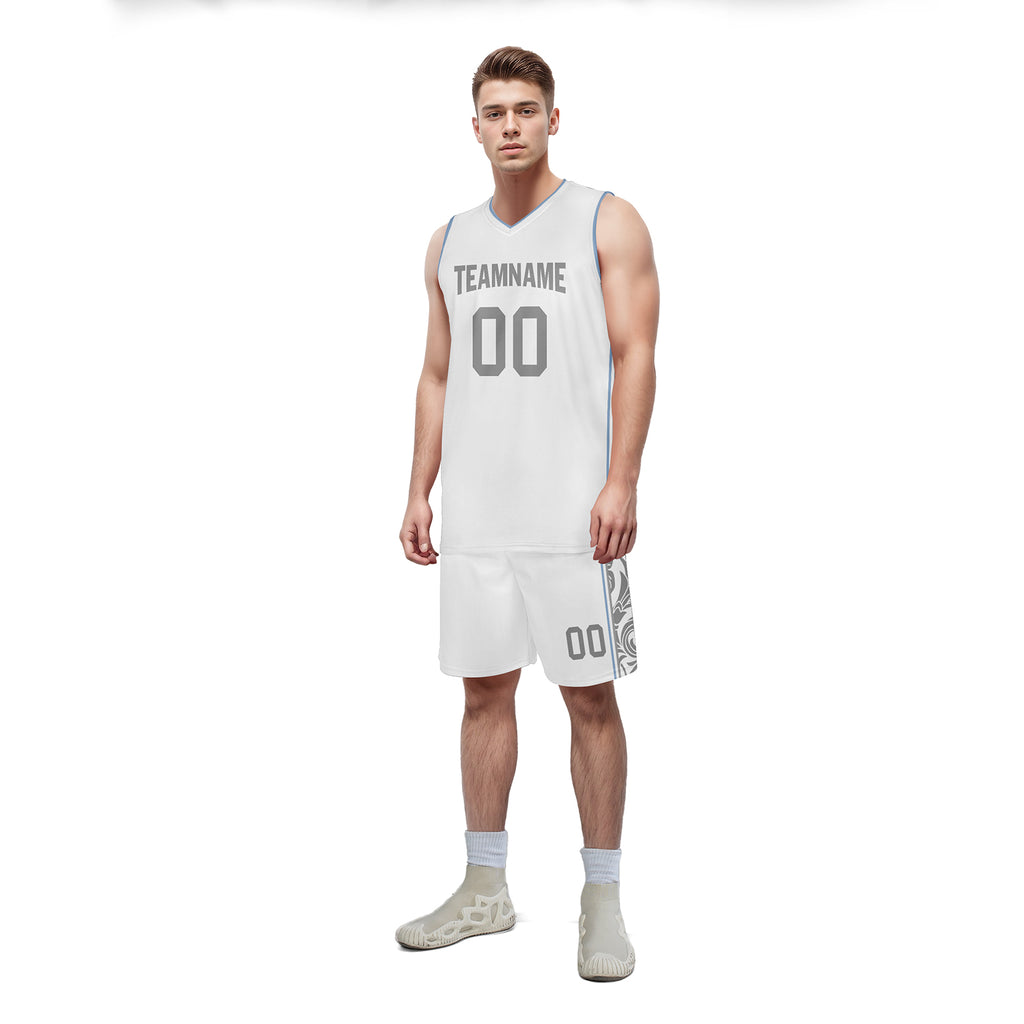 Custom White Pattern City Edition Personalized Sports Uniform Authentic Basketball Jersey BBJ01-D06101-7