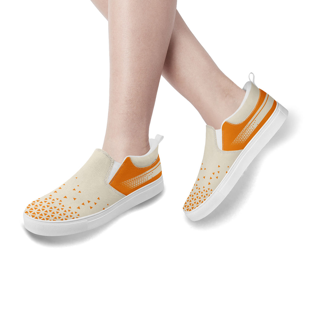 Custom Canvas Sneakers Personalized Slip On Shoes FN071-E023042-7