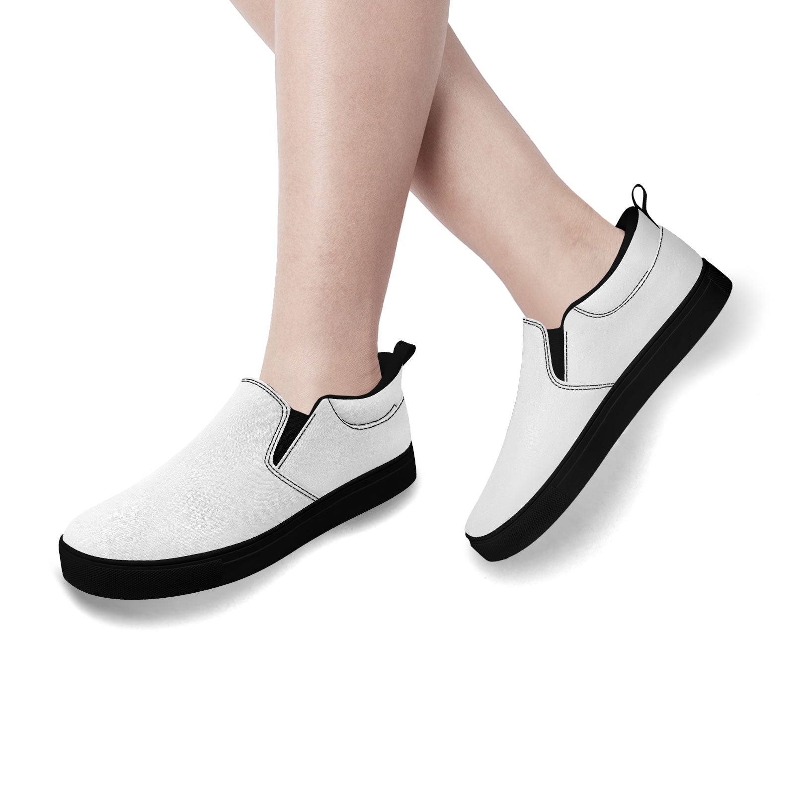 Custom Canvas Sneakers Personalized Slip On Shoes FN071-E028030-1