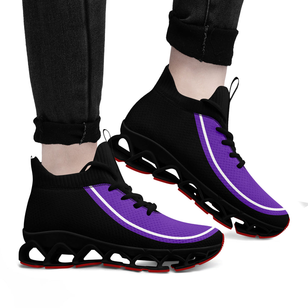 Custom Purple Black Maxsoul Shoes Personalized Sneaker FN030XD-D020388-15