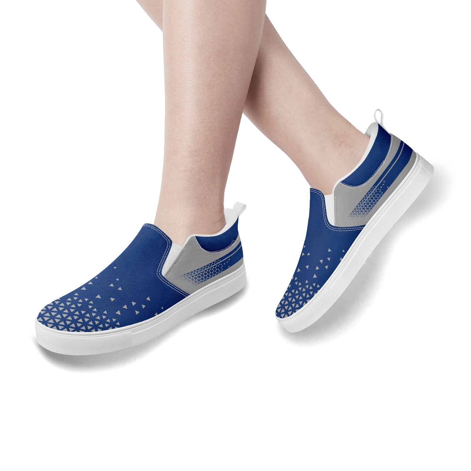 Custom Canvas Sneakers Personalized Slip On Shoes FN071-E023042-4