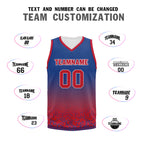 Custom Blue Red Fade Fashion Sports Uniform Basketball Jersey BBJ01-D020102-1