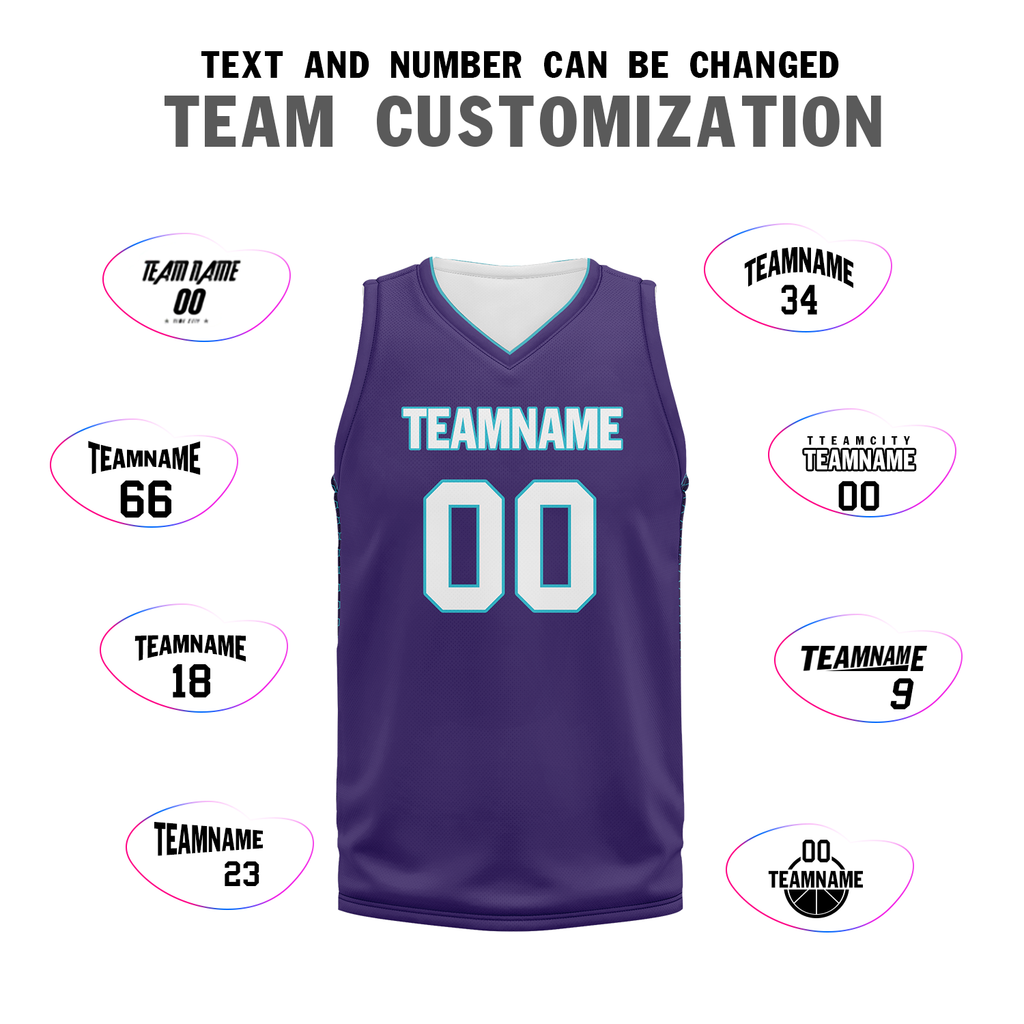 Custom Purple Classic Style Sports Uniform Basketball Jersey BBJ01-bd0a70ad