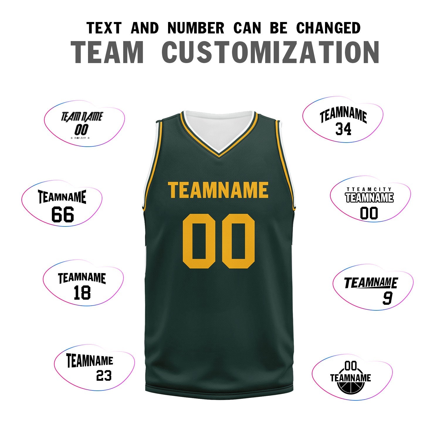 Custom Green Classic Style Sports Uniform Basketball Jersey BBJ01-D020105-10