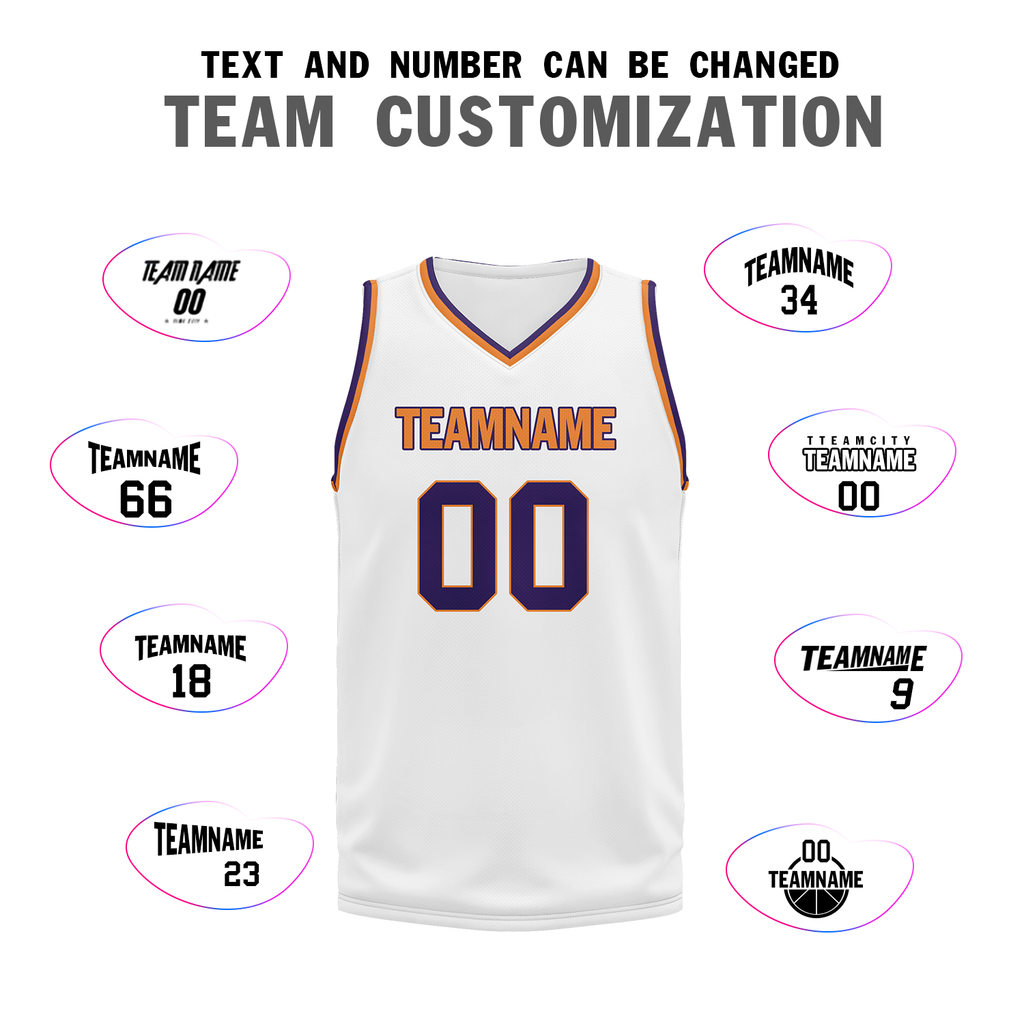 Custom White Classic Style Sports Uniform Basketball Jersey BBJ01-bd0a70e7