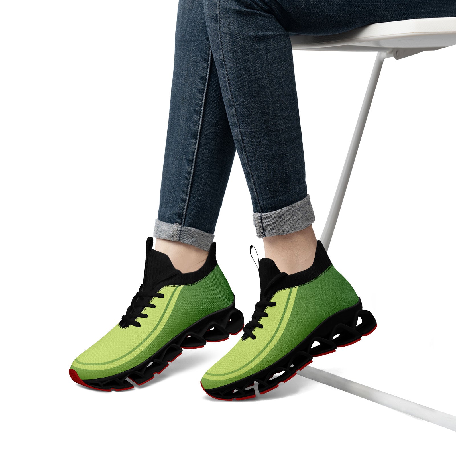 Custom Green Maxsoul Shoes Personalized Sneaker FN030XD-D020388-7