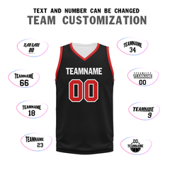 Custom Black Red Classic Style Sports Uniform Basketball Jersey BBJ01-bd0a700f