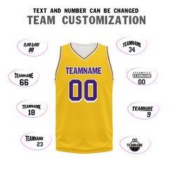 Custom Yellow Classic Style Sports Uniform Basketball Jersey BBJ01-bd0a70cd