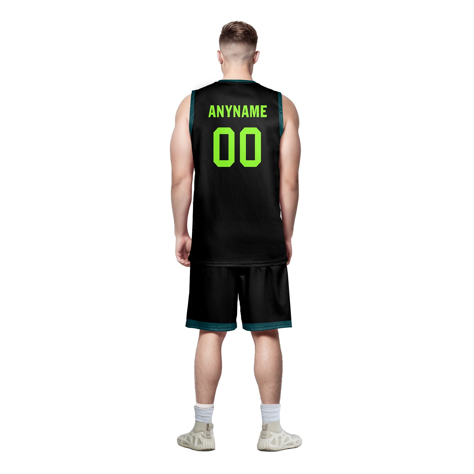 Custom Dark Lemon Green City Edition Personalized Sports Uniform Authentic Basketball Jersey BBJ01-D06101-2
