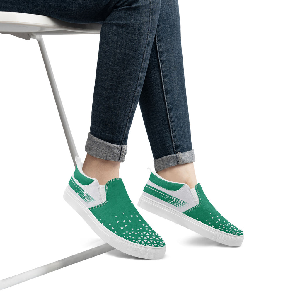 Custom Canvas Sneakers Personalized Slip On Shoes FN071-E023042-10