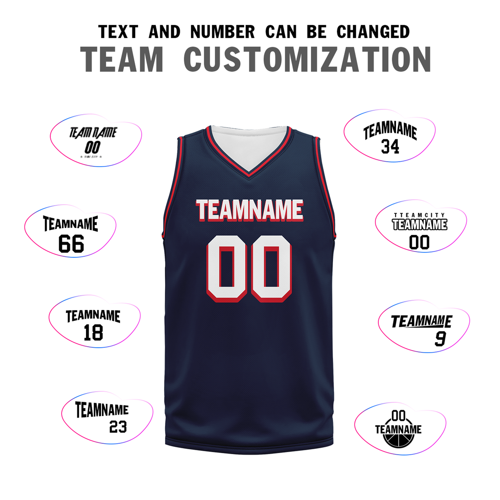 Custom Deep Blue Classic Style Sports Uniform Basketball Jersey BBJ01-bd0a70ba