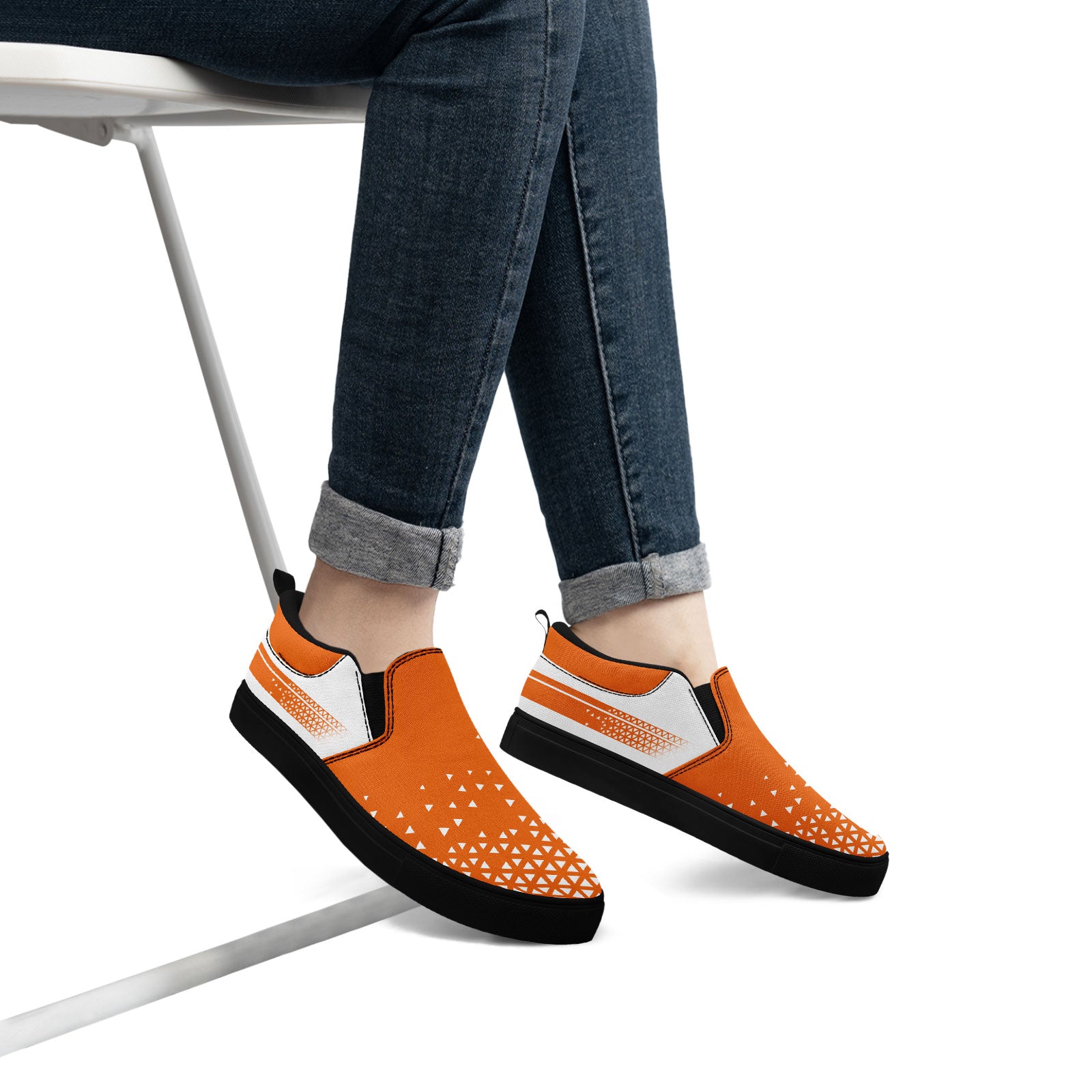 Custom Canvas Sneakers Personalized Slip On Shoes FN071-E023042-5