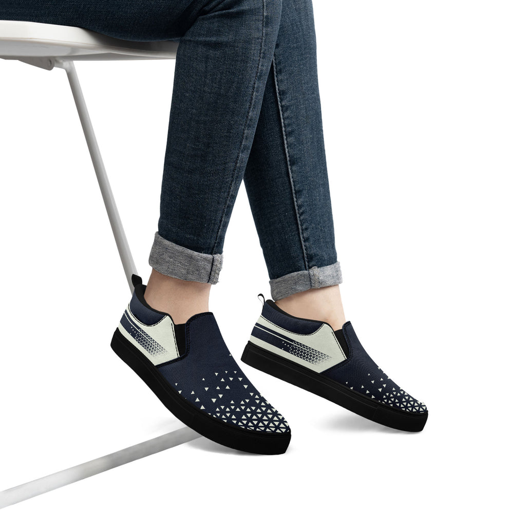 Custom Canvas Sneakers Personalized Slip On Shoes FN071-E023042-8