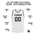 Custom White Black Classic Style Sports Uniform Basketball Jersey BBJ01-bd0a7008