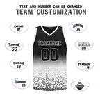 Custom Black White Fade Fashion Sports Uniform Basketball Jersey BBJ01-D020102-2