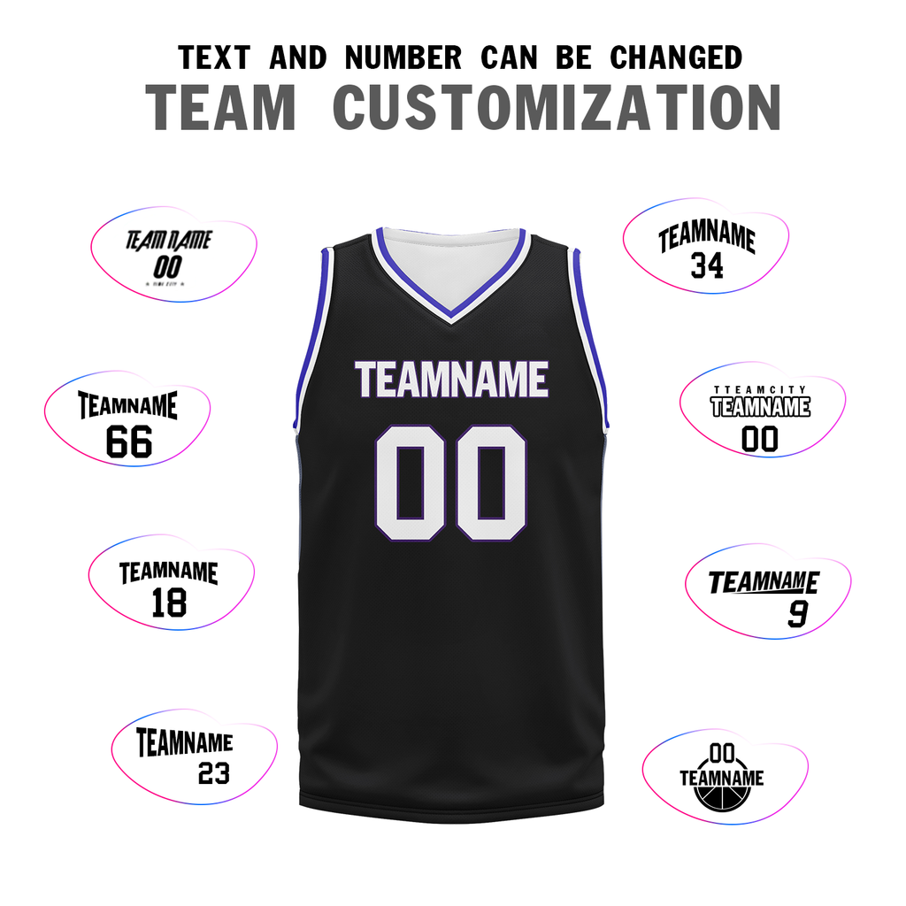 Custom Black Classic Style Sports Uniform Basketball Jersey BBJ01-bd0a70cf
