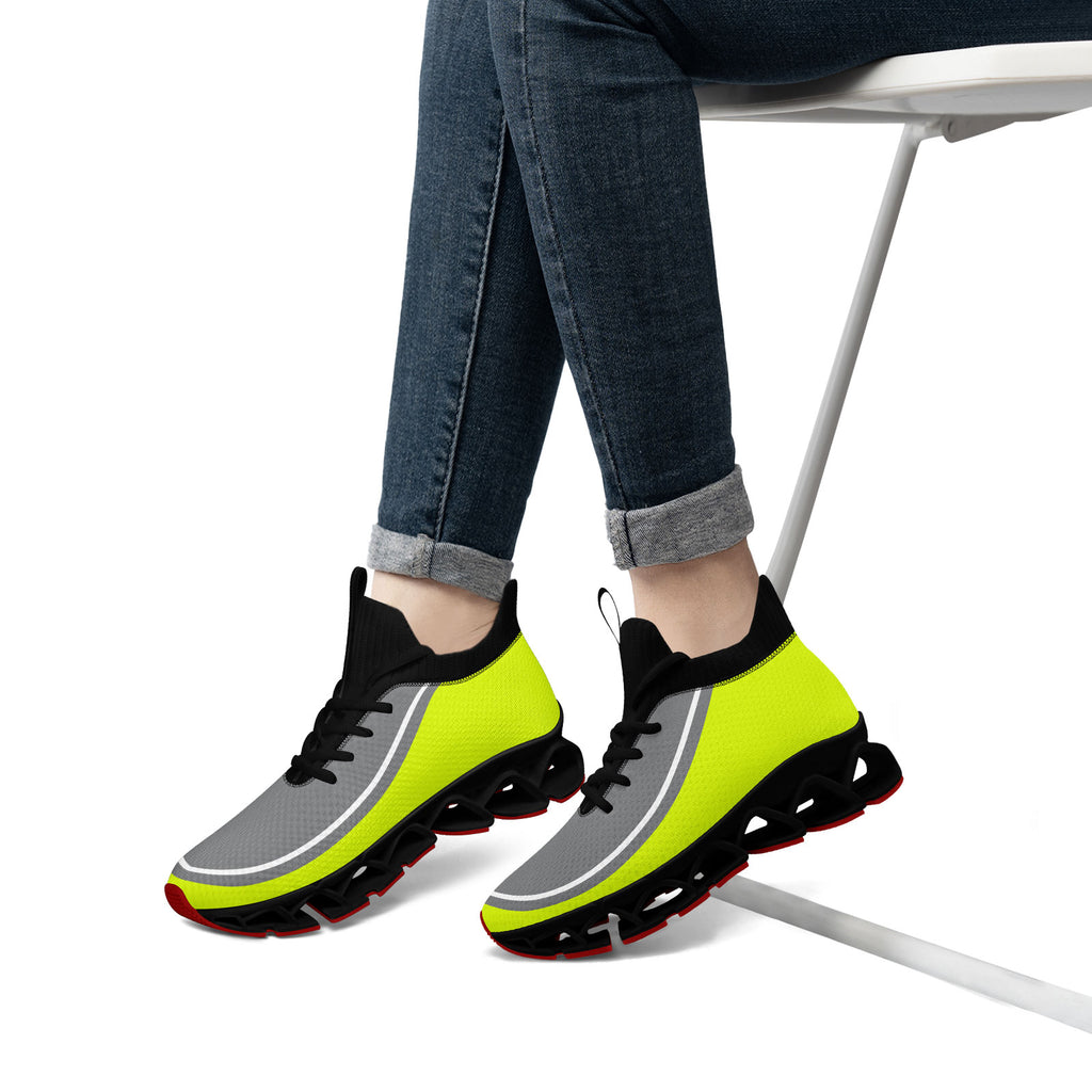 Custom Green Gray Maxsoul Shoes Personalized Sneaker FN030XD-D020388-22