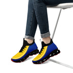 Custom Blue Yellow Maxsoul Shoes Personalized Sneaker FN030XD-D020388-25