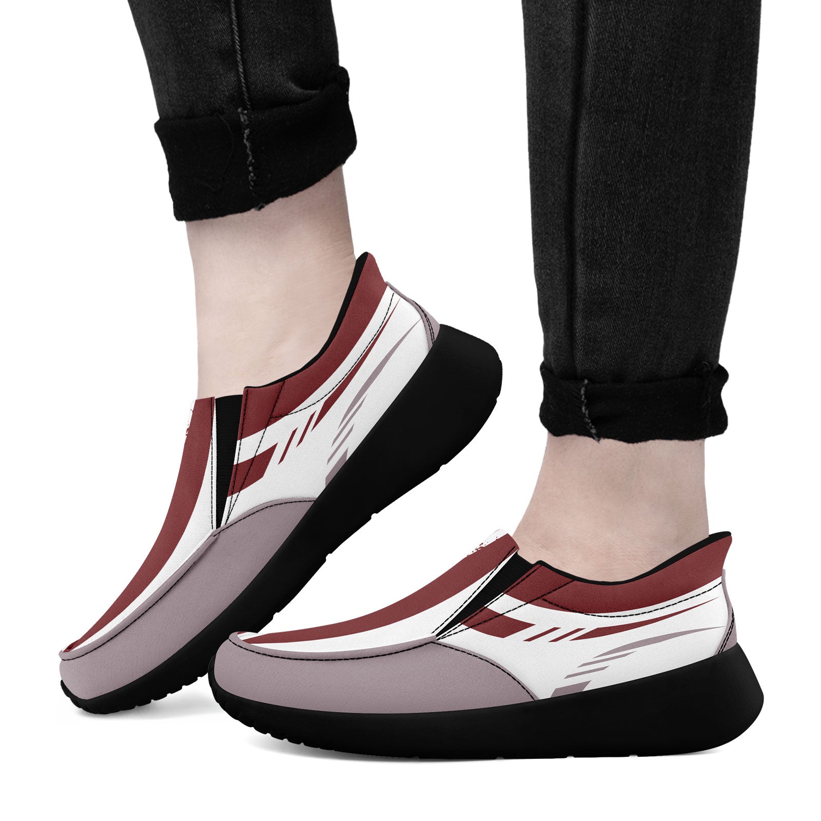 Custom Corporate Sneakers Slip On Shoes Personalized Corporate Shoes FN067-E023045-6