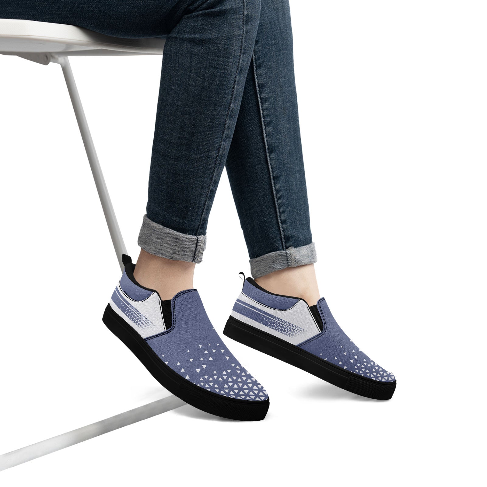 Custom Canvas Sneakers Personalized Slip On Shoes FN071-E023042-11