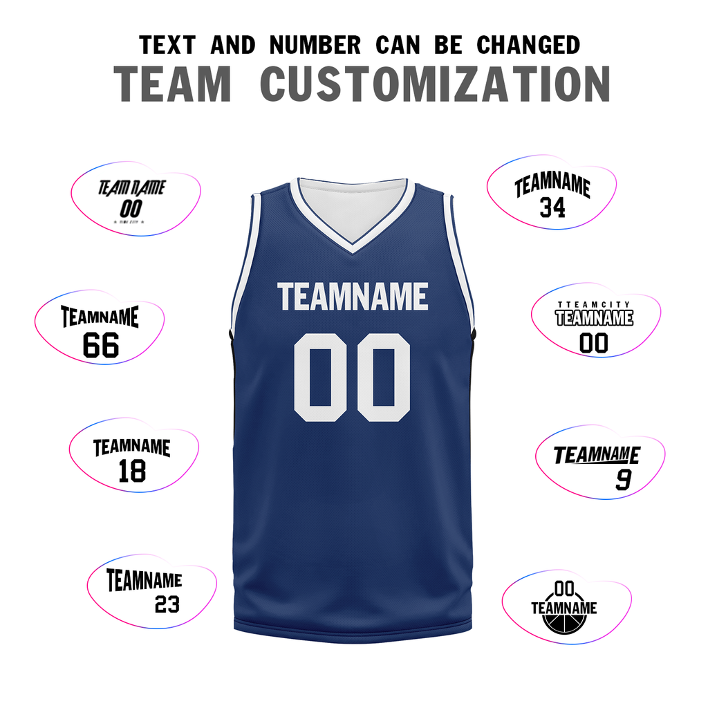 Custom Deep Blue Classic Style Sports Uniform Basketball Jersey BBJ01-bd0a70ec