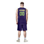Custom Purple Green Gold City Edition Personalized Sports Uniform Authentic Basketball Jersey BBJ01-D06101-19