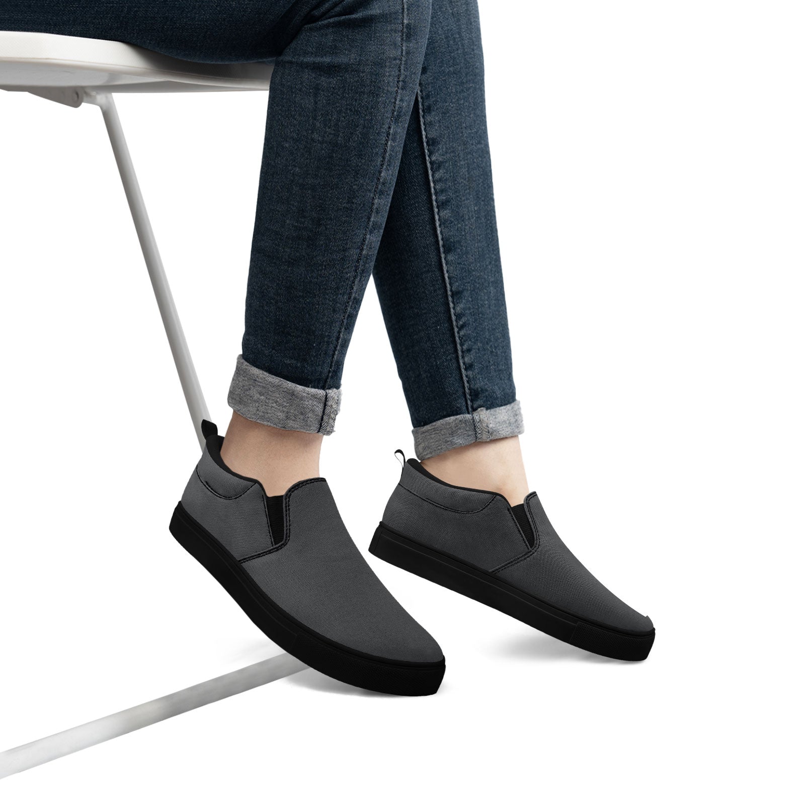 Custom Canvas Sneakers Personalized Slip On Shoes FN071-E028030-6