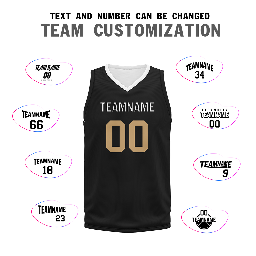 Custom Black Classic Style Sports Uniform Basketball Jersey BBJ01-bd0a70dd