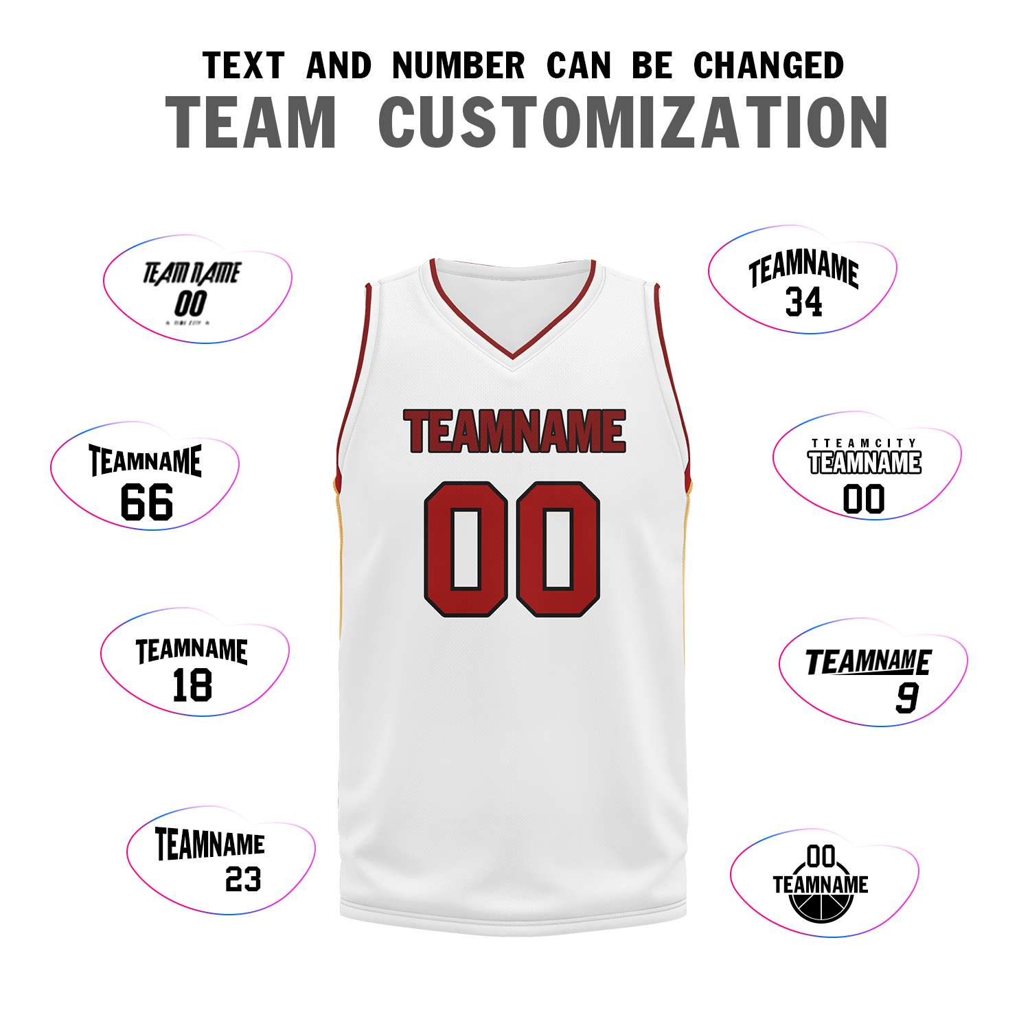 Custom White Red Classic Style Sports Uniform Basketball Jersey BBJ01-bd0a70a7
