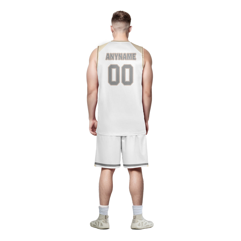 Custom White Gold City Edition Personalized Sports Uniform Authentic Basketball Jersey BBJ01-D06101-5