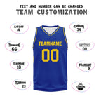 Custom Blue Classic Style Sports Uniform Basketball Jersey BBJ01-D020105-12