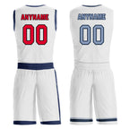 Custom White Bronze Washington City Edition Personalized Reversible Basketball Set Sports Basketball Jersey BBJ01R-D0610-30