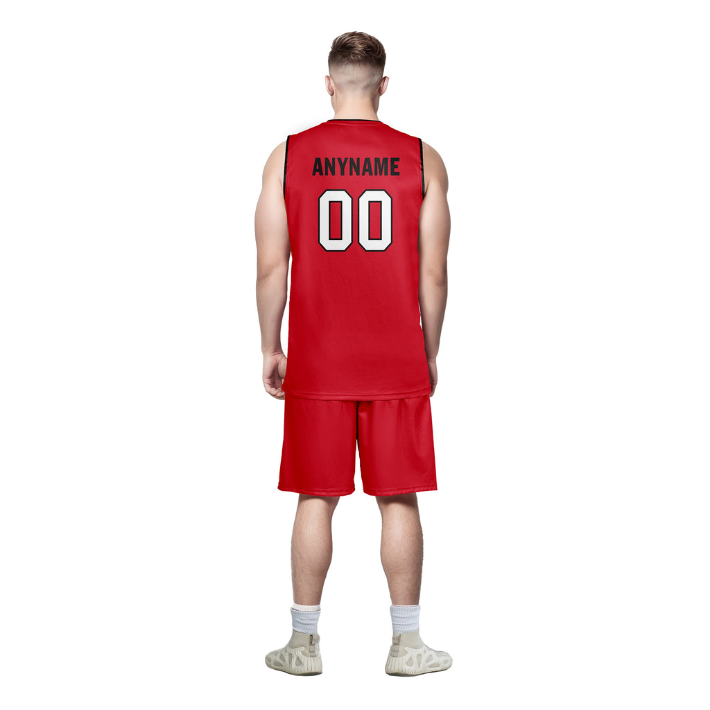 Custom Red City Edition Personalized Sports Uniform Authentic Basketball Jersey BBJ01-D06101-16