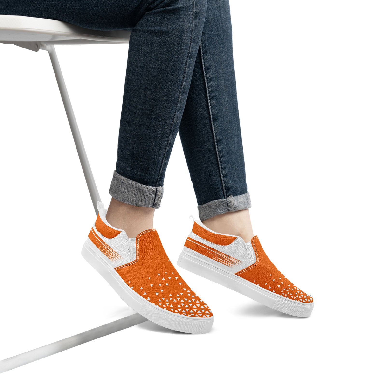 Custom Canvas Sneakers Personalized Slip On Shoes FN071-E023042-5
