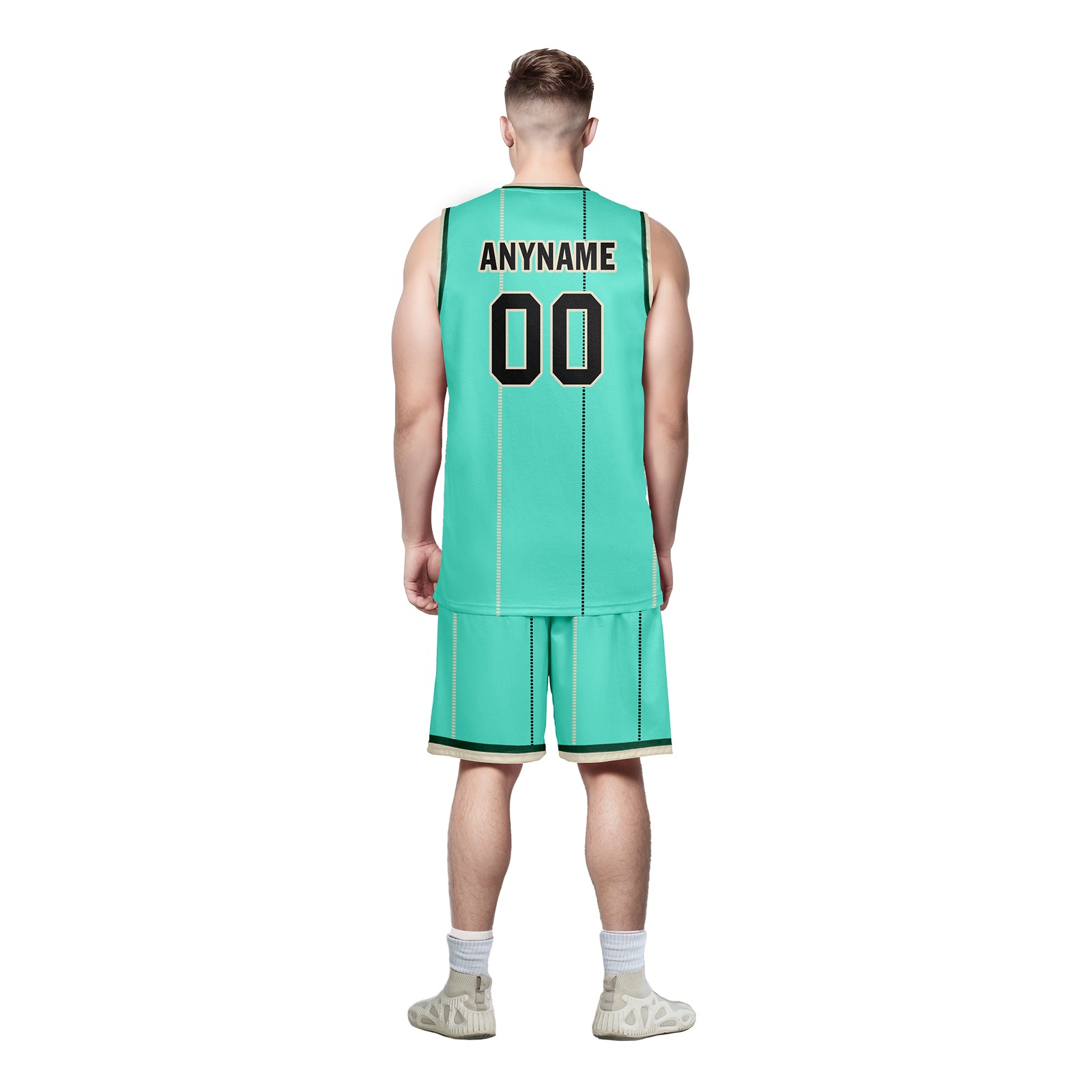 Custom Mint Green Black City Edition Personalized Sports Uniform Authentic Basketball Jersey BBJ01-D06101-4