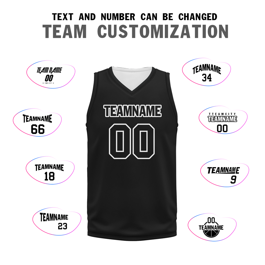 Custom Black Classic Style Sports Uniform Basketball Jersey BBJ01-bd0a7007