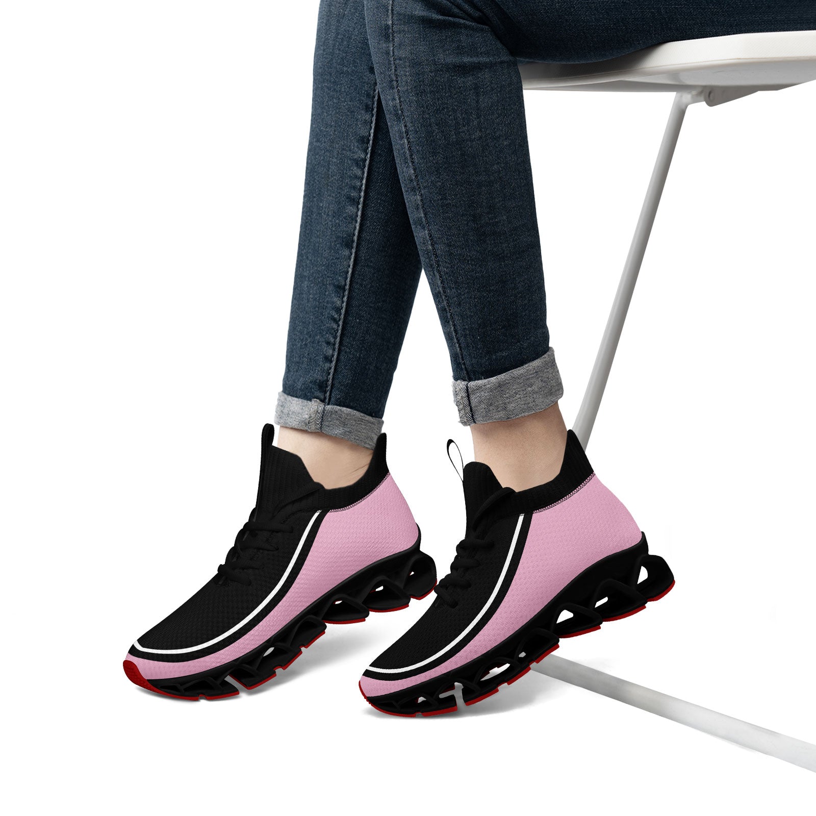 Custom Black Pink Maxsoul Shoes Personalized Sneaker FN030XD-D020388-2