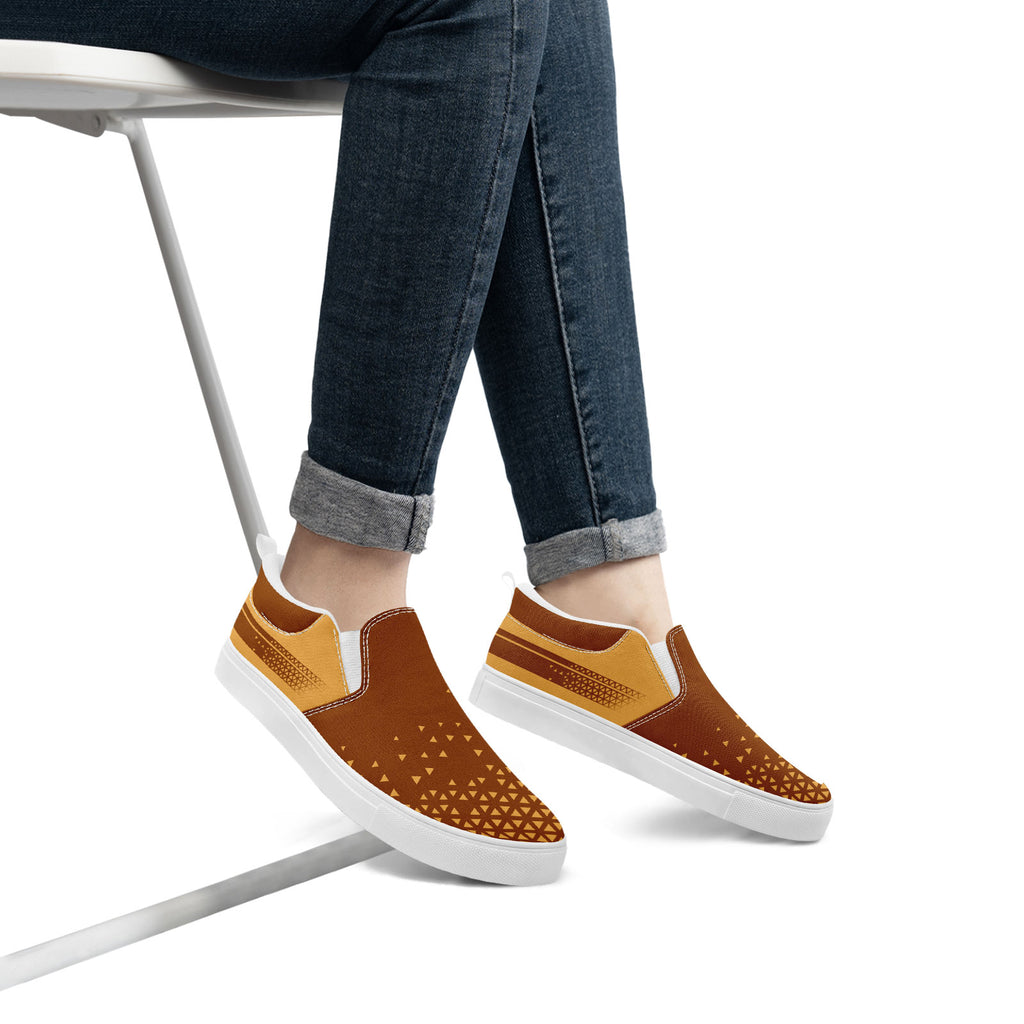 Custom Canvas Sneakers Personalized Slip On Shoes FN071-E023042-2