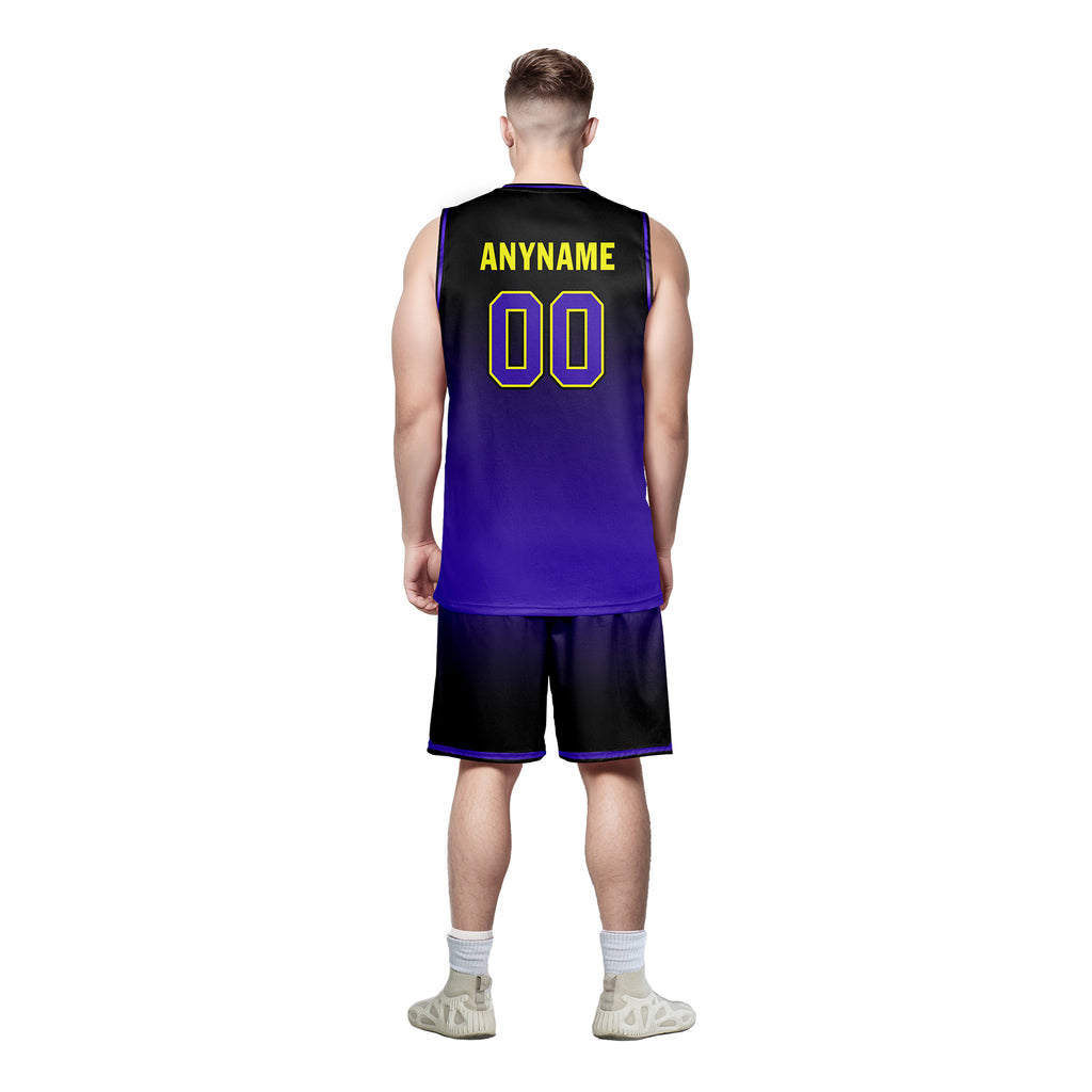 Custom Black Purple City Edition Personalized Sports Uniform Authentic Basketball Jersey BBJ01-D06101-14